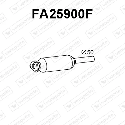 Filtre à particules / à suie, échappement Alfa Romeo MITO · Fiat GRANDE PUNTO · Fiat GRANDE PUNTO Van