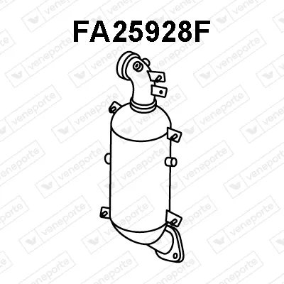 Filtre à particules / à suie, échappement Fiat LINEA