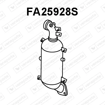 Filtre à particules / à suie, échappement Fiat LINEA