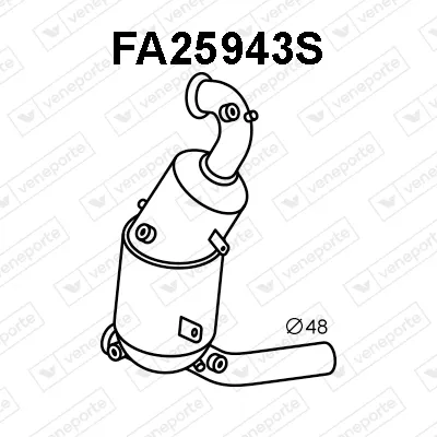Filtre à particules / à suie, échappement Alfa Romeo MITO · Citroën NEMO Box Body/MPV · Citroën NEMO MPV