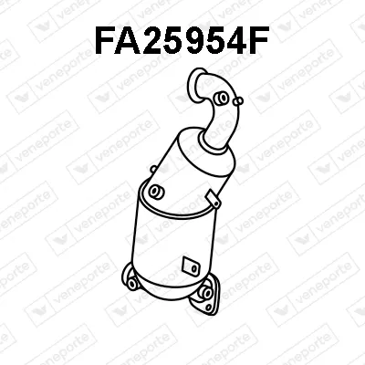 Filtre à particules / à suie, échappement Fiat 500X