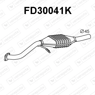 Catalyseur Ford FIESTA III