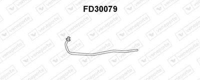 Tube d'échappement VENEPORTE FD30079
