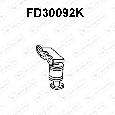 Catalyseur en coude Ford MONDEO I · Ford MONDEO I Turnier · Ford MONDEO II