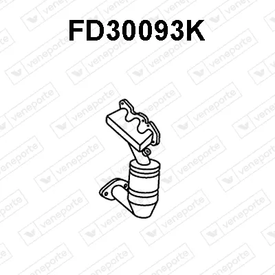 Catalyseur en coude Ford MONDEO I · Ford MONDEO I Turnier · Ford MONDEO II