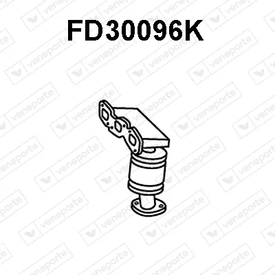 Catalyseur en coude Ford MONDEO I Turnier · Ford MONDEO II Turnier