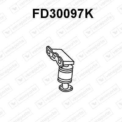 Catalyseur en coude Ford MONDEO II Turnier