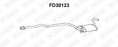 Silencieux avant Ford ESCORT III · Ford ESCORT III Turnier