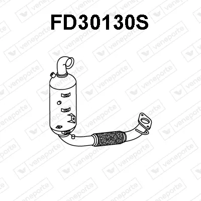 Filtre à particules / à suie, échappement Ford FIESTA VI