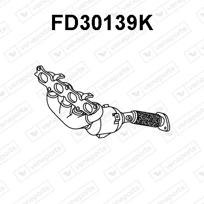 Catalyseur en coude Ford FIESTA VI · Ford FIESTA VI Van · Ford FIESTA Saloon