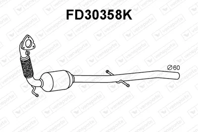 Catalyseur Ford TOURNEO CUSTOM V362 Bus · Ford TRANSIT CUSTOM V362 Van · Ford TRANSIT CUSTOM V362 Bus