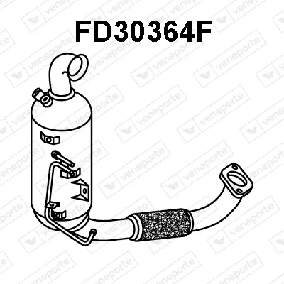 Filtre à particules / à suie, échappement Ford GALAXY II · Ford S-MAX · Ford MONDEO IV Saloon
