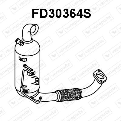 Filtre à particules / à suie, échappement Ford GALAXY II · Ford S-MAX · Ford MONDEO IV Saloon