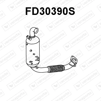 Filtre à particules / à suie, échappement Ford FIESTA VI