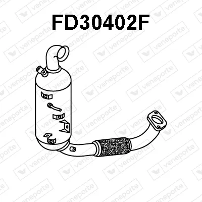 Filtre à particules / à suie, échappement Ford C-MAX II · Ford GRAND C-MAX · Ford FOCUS III