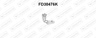 Catalyseur Ford FIESTA IV · Ford FIESTA Box Body/MPV