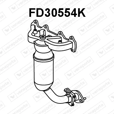 Catalyseur en coude Ford FIESTA IV · Ford FIESTA Box Body/MPV · Ford KA