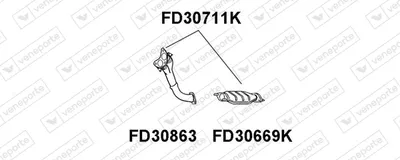 Catalyseur Ford ESCORT V Turnier · Ford ESCORT V Saloon · Ford ORION III