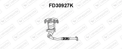 Catalyseur en coude Ford FIESTA IV