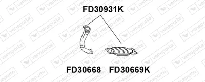 Catalyseur Ford FIESTA III