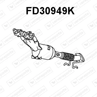 Catalyseur en coude Ford FOCUS C-MAX · Ford FOCUS II · Ford FOCUS II Turnier