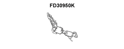 Catalyseur coudo admission VENEPORTE FD30950K
