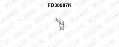 Catalyseur en coude Ford MONDEO III Saloon · Ford MONDEO III