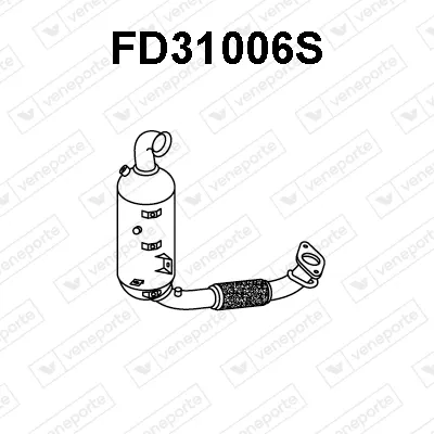 Filtre à particules / à suie, échappement Ford FIESTA VI · Ford FIESTA VI Van · Ford B-MAX