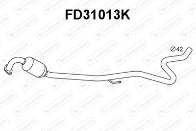 Catalyseur Ford TRANSIT COURIER B460 Box Body/MPV · Ford TRANSIT COURIER B460 MPV · Ford TOURNEO COURIER B460 MPV
