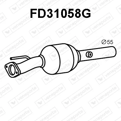 Filtre à particules / à suie, échappement Ford KUGA II · Ford KUGA II VAN