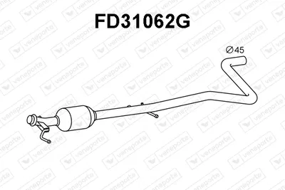Filtre à particules / à suie, échappement Ford PUMA