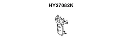 Catalyseur coudo admission VENEPORTE HY27082K