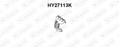 Catalyseur en coude Hyundai COUPE II
