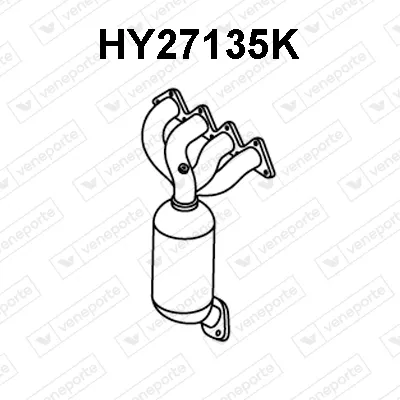 Catalyseur en coude Hyundai GETZ