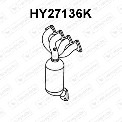 Catalyseur en coude Hyundai GETZ