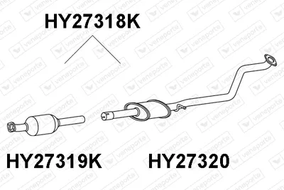 Catalyseur Hyundai ELANTRA V Saloon