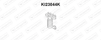 Catalyseur coudo admission VENEPORTE KI23044K