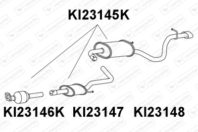 Catalyseur Kia CEE'D · Kia PRO CEE'D