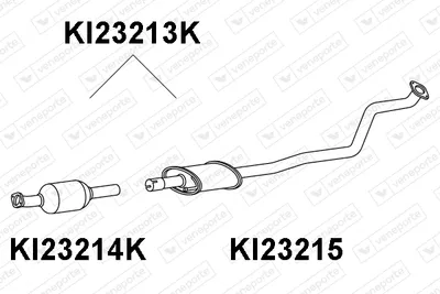Catalyseur Kia RIO III · Kia RIO III Saloon