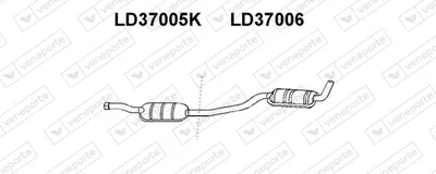 Catalyseur VENEPORTE LD37005K