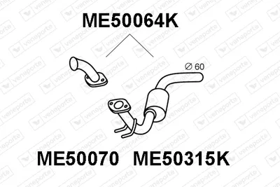 Catalyseur Mercedes-Benz VITO Bus · Mercedes-Benz VITO Van · Mercedes-Benz V-CLASS
