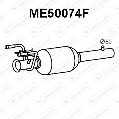 Filtre à particules / à suie, échappement Mercedes-Benz SPRINTER 3-t Bus · Mercedes-Benz SPRINTER 3-t Van · Mercedes-Benz SPRINTER 3-t Platform/Chassis