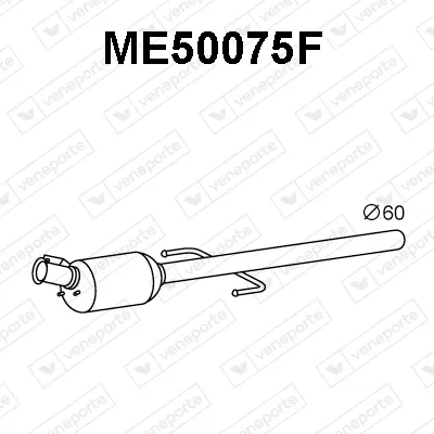 Filtre à particules / à suie, échappement Mercedes-Benz VIANO · Mercedes-Benz VITO Bus · Mercedes-Benz VITO / MIXTO Van