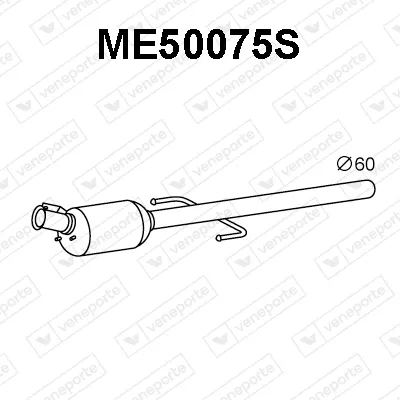 Filtre à particules / à suie, échappement Mercedes-Benz VIANO · Mercedes-Benz VITO Bus · Mercedes-Benz VITO / MIXTO Van