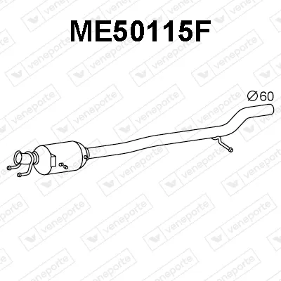 Filtre à particules / à suie, échappement Mercedes-Benz B-CLASS Sports Tourer · Mercedes-Benz A-CLASS · Mercedes-Benz CLA Coupe