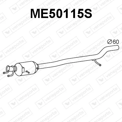 Filtre à particules / à suie, échappement Mercedes-Benz B-CLASS Sports Tourer · Mercedes-Benz A-CLASS · Mercedes-Benz CLA Coupe