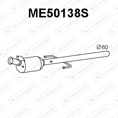 Filtre à particules / à suie, échappement Mercedes-Benz VIANO · Mercedes-Benz VITO Bus · Mercedes-Benz VITO / MIXTO Van