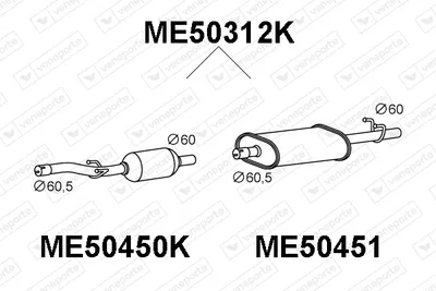 Catalyseur Mercedes-Benz SPRINTER 2-t Platform/Chassis · Mercedes-Benz SPRINTER 2-t Van · Mercedes-Benz SPRINTER 2-t Bus