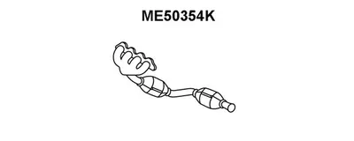 Catalyseur coudo admission VENEPORTE ME50354K
