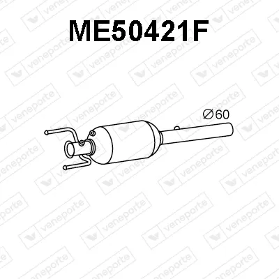 Filtre à particules / à suie, échappement Mercedes-Benz VIANO · Mercedes-Benz VITO Bus · Mercedes-Benz VITO / MIXTO Van
